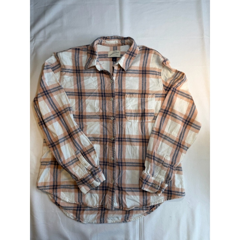 Universal Thread Goods Co Women's Plaid Flannel Button Size Small Long Sleeve